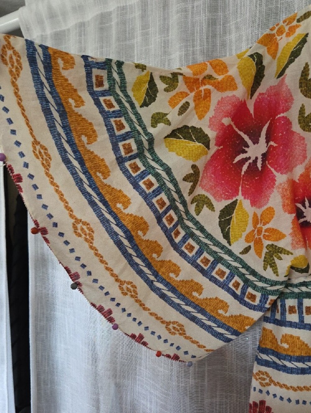 FARM Rio Crab & Shell Embroidered Midi Dress | Rare Coastal Collection | Size XS - Picture 5 of 7